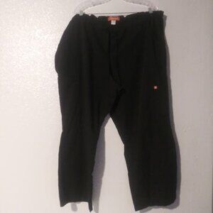 Orange Standard women's size 3x black scrub pants
